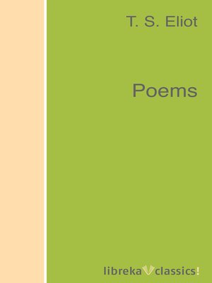 cover image of Poems